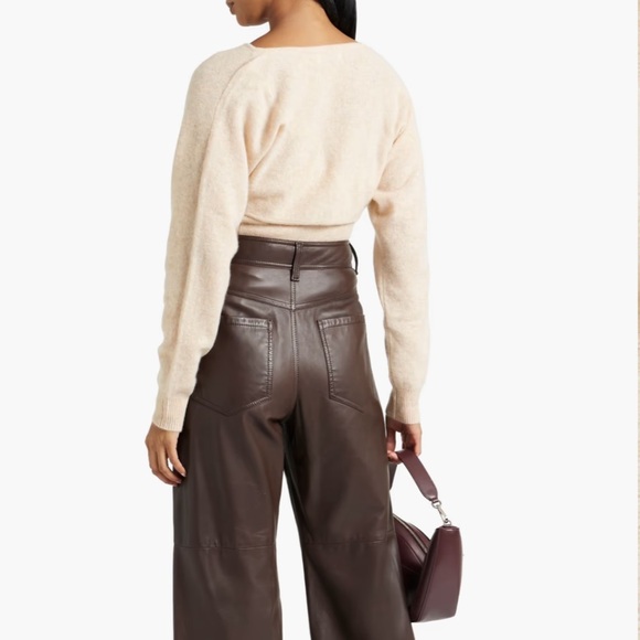 Naadam Women's Cashmere Twisted Bolero Sweater
Size S great condition - Picture 10 of 11